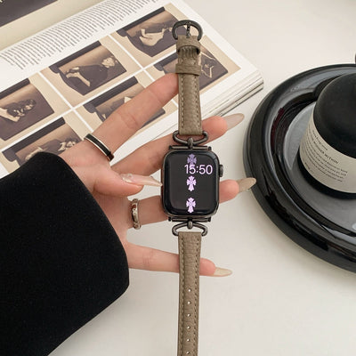 Modisches D-förmiges Lederarmband