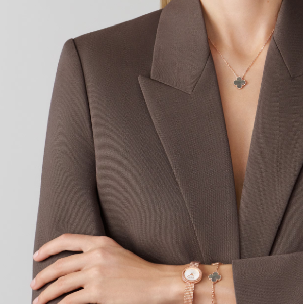 Virginia - Luxus-Halskette aus Roségold