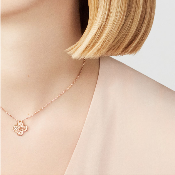 Virginia - Collana di lusso in oro rosa