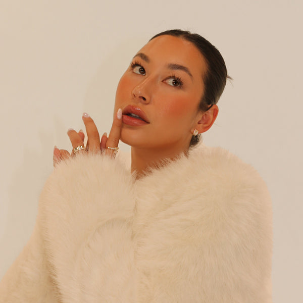 SABRINA MINI CREOLEN - SILBER