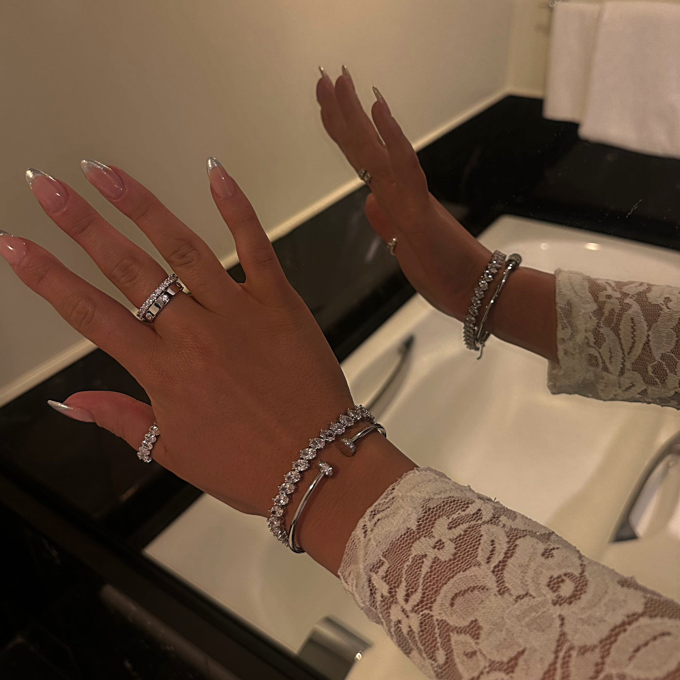 RAYE BANGLE - SILBER