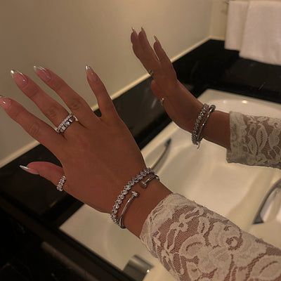 RAYE BANGLE - SILBER