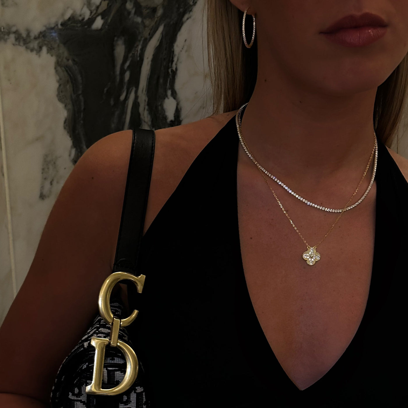 COLLANA TENNIS NADINE - ORO