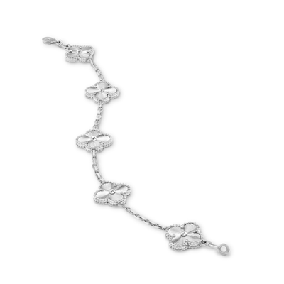 Bracciale in ambra - Argento / Motivo