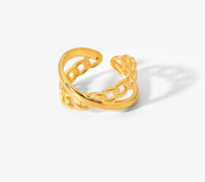 ANELLO A CATENA INCROCIATA
