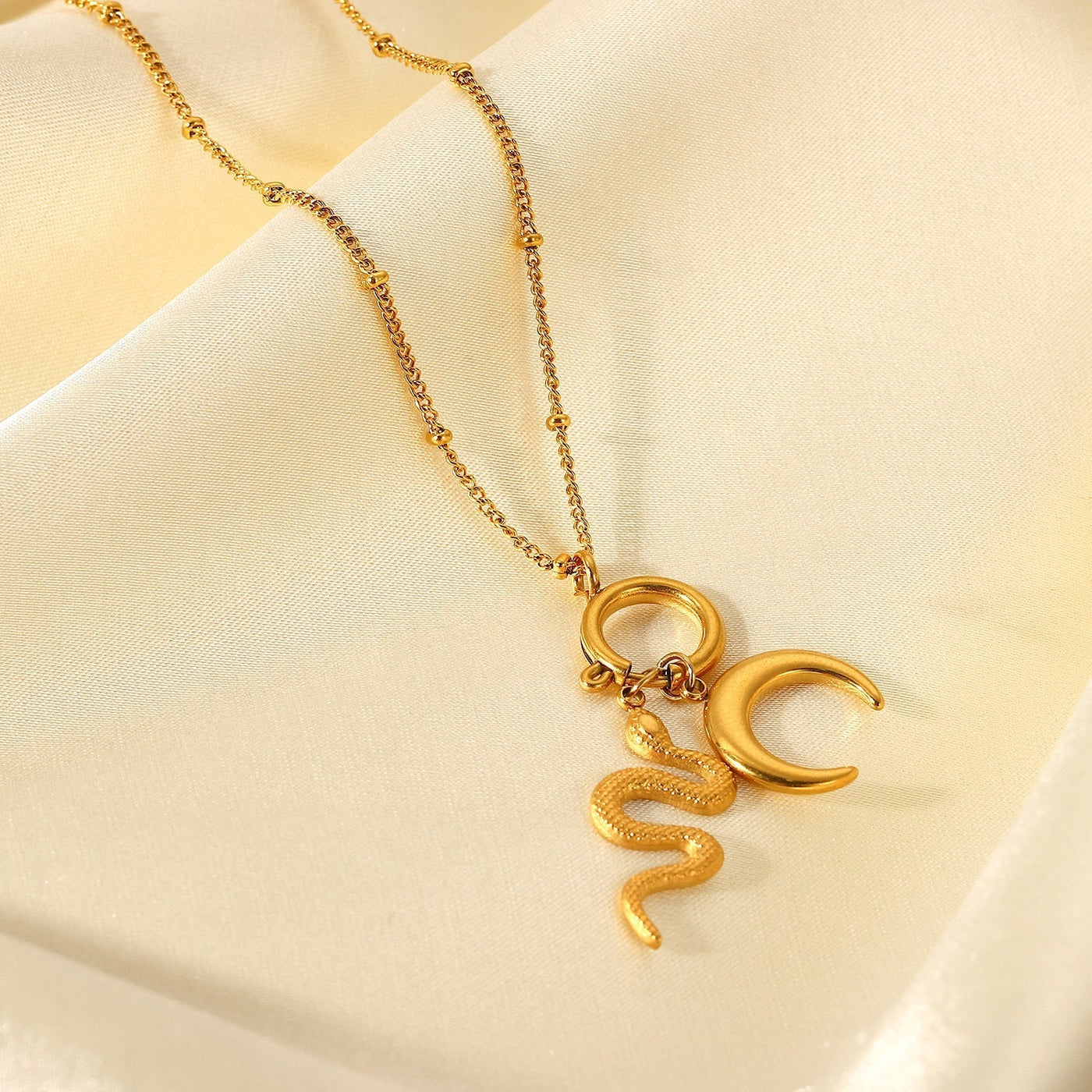 CATENA SERPENTE LUNA