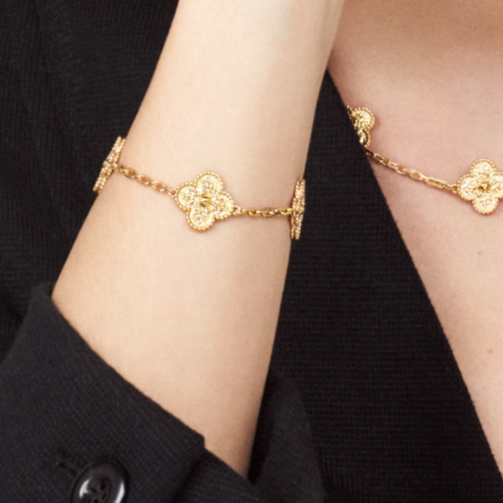 Bracciale in ambra - Oro