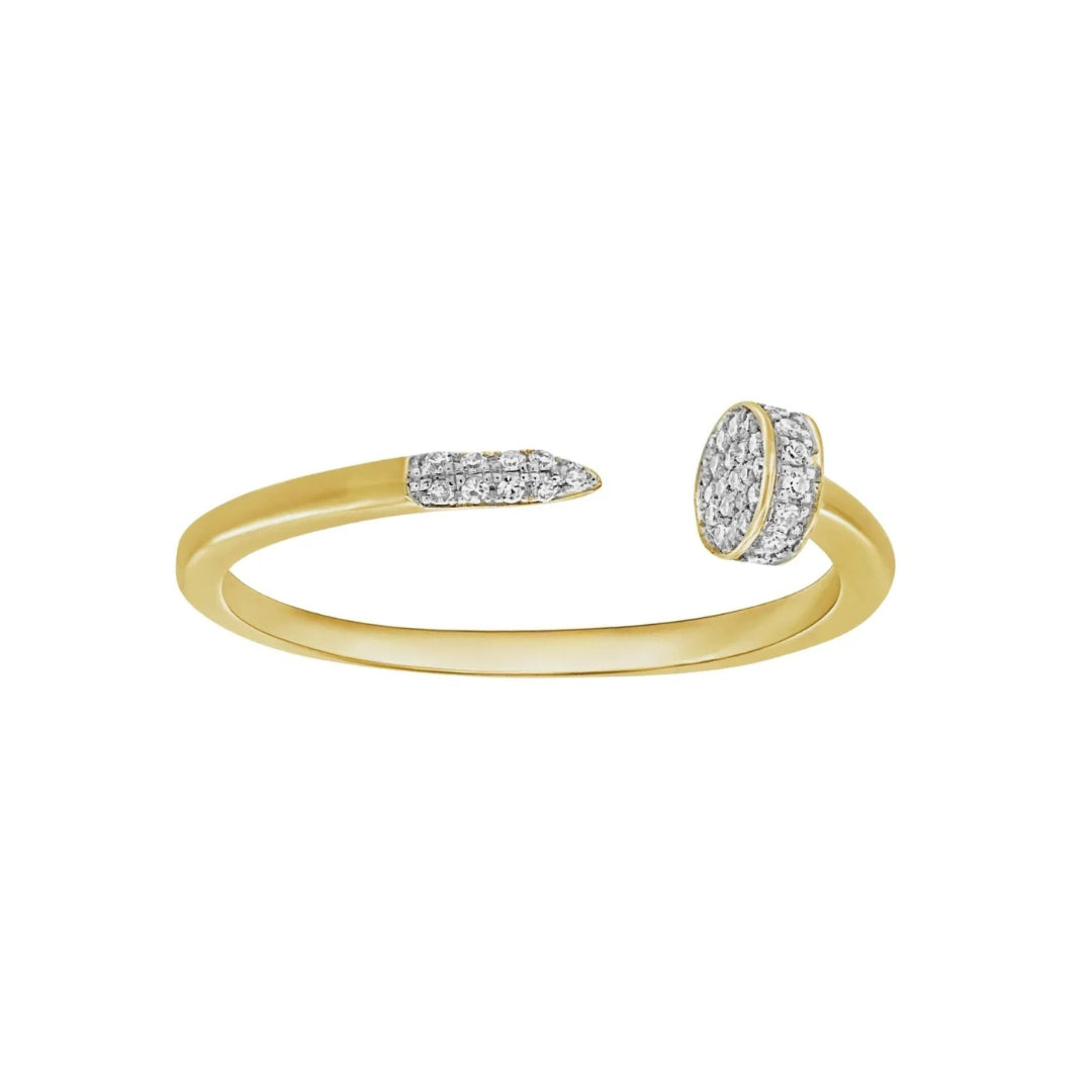 ANELLO MARTHA - BICOLORE ORO E ARGENTO