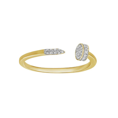ANELLO MARTHA - BICOLORE ORO E ARGENTO