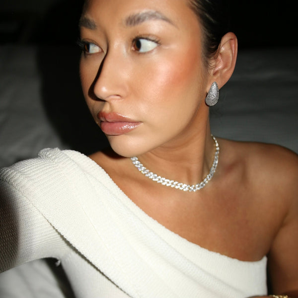 OLYMPIA OHRRINGE - SILBER