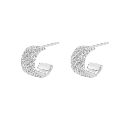 SABRINA MINI CREOLEN - SILBER