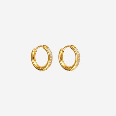ORECCHINI A CERCHIO FRONT SHINE