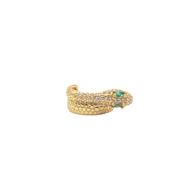 SERPENTZ EAR CUFF – SMARAGDGRÜN