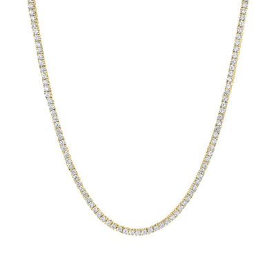 TYRA TENNIS HALSKETTE - GOLD