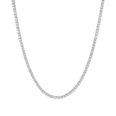 TYRA TENNIS HALSKETTE - SILBER
